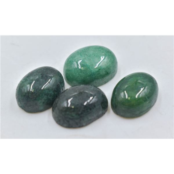#293-NATURAL GREEN EMERALD GEMSTONES 55.46CT