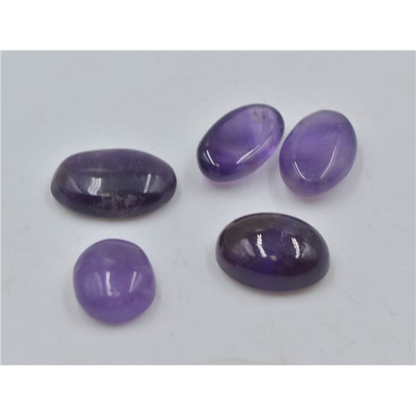 #298- NATURAL PURPLE AMETHYST GEMSTONES 53.70CT