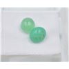Image 2 : #256- NATURAL AMETHYST4.60CT & CHRYSOPRASE 3.20CT