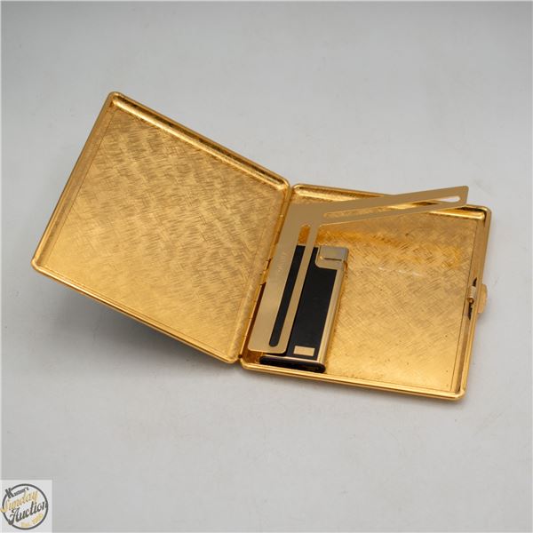 VINTAGE DYNASTY CIGARETTE CASE & LIGHTER