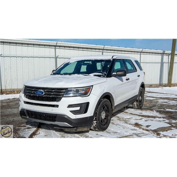 2017 FORD EXPLORER DECOMISSIONED RCMP SUV