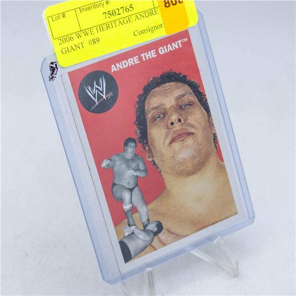 2006 WWE HERITAGE ANDRE THE GIANT  #89
