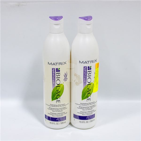 2 MATRIX BIOLAGE HYDRATING SHAMPOO 500 ML BOTTLES