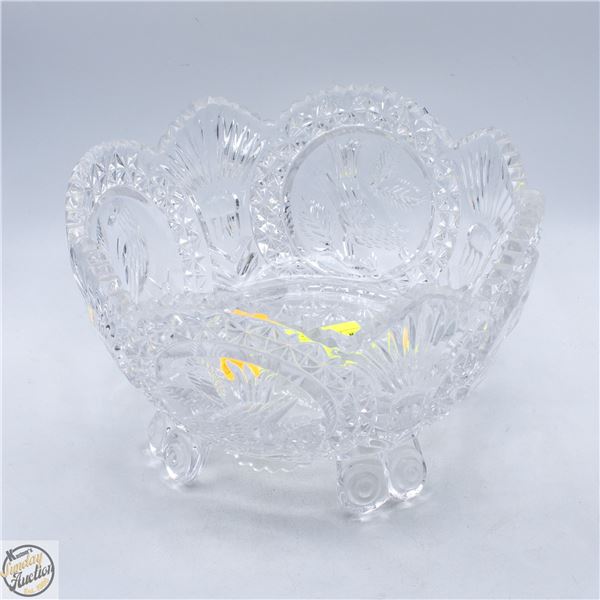 VINTAGE HOFBAUER LEAD CRYSTAL BOWL – BYRDES
