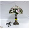 Image 1 : TIFFANY STYLE STAINED GLASS TABLE LAMP