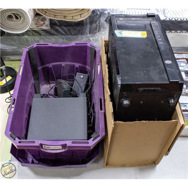 LOGITECH SPEAKERS + DESKTOP PC TOWER