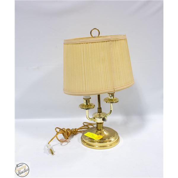 MINI BRASS DOUBLE LIGHT LAMP