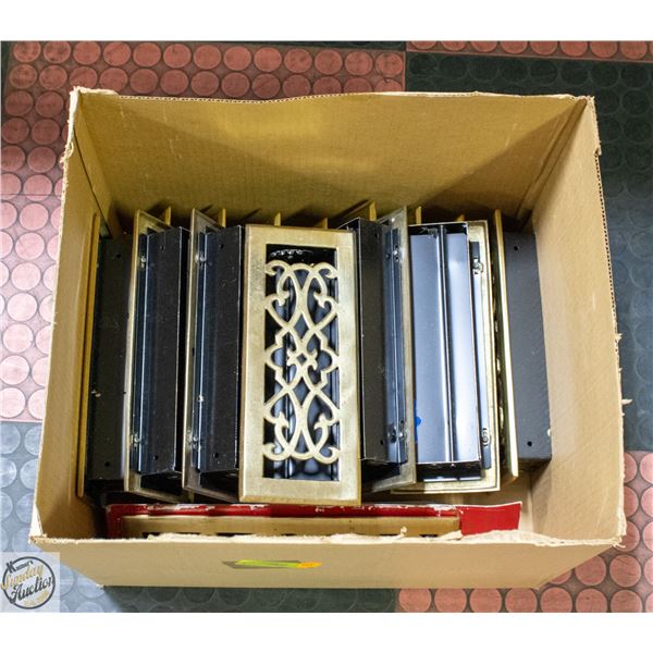 LOT OF BRASS VENT COVERS