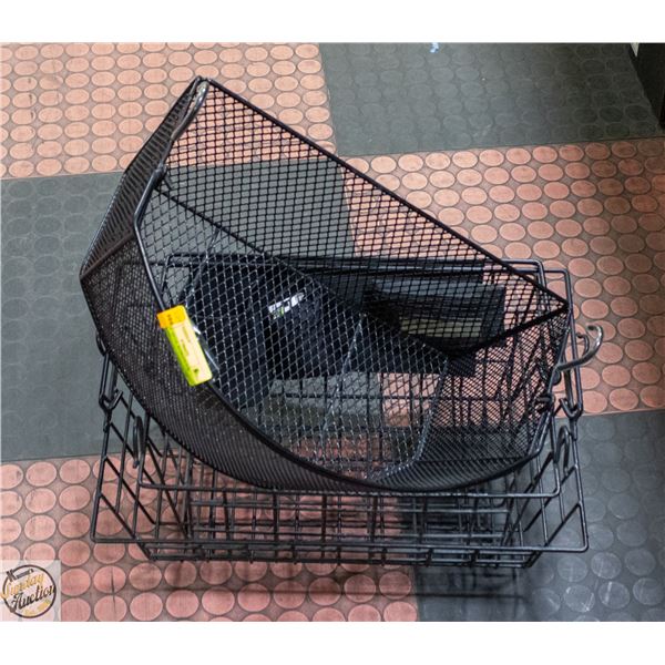 LOT OF METAL BASKETS FOR WALKERS