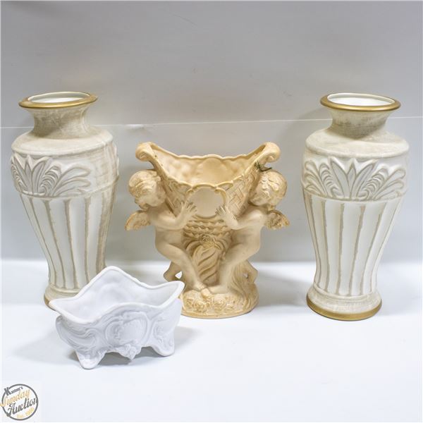 LOT OF GRECIAN STYLE VASES