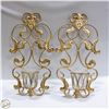 Image 1 : 2 METAL CANDLE HOLDER WALL SCONES