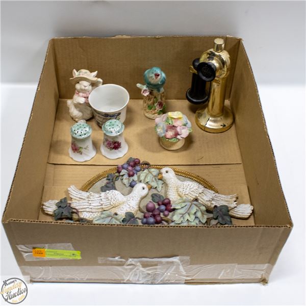 LOT OF VARIOUS ESTATE DECOR