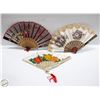 Image 1 : LOT OF VINTAGE HAND FANS