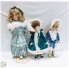 Image 1 : LOT OF PORCELAIN DOLLS