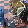 Image 1 : WHITE GROCERY HAMPER ON WHEELS