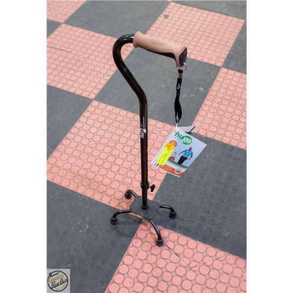 NEW HUGO 4 LEG WALKING CANE