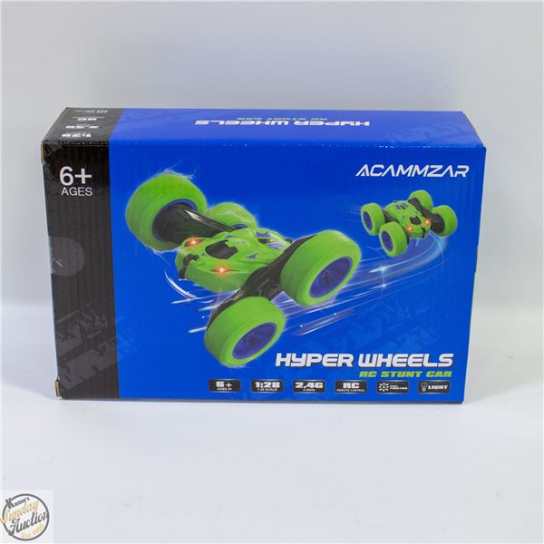 NEW HYPER WHEELS RC STUNT CRAZY CAR