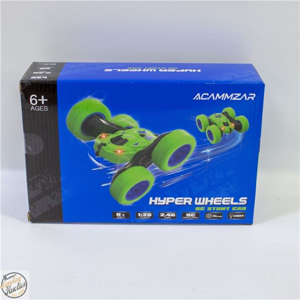 NEW HYPER WHEELS RC STUNT CRAZY CAR