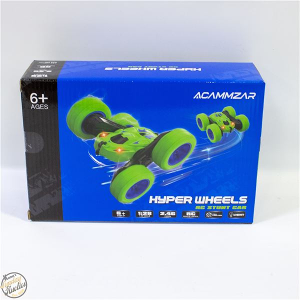 NEW HYPER WHEELS RC STUNT CRAZY CAR