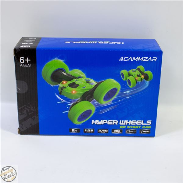 NEW HYPER WHEELS RC STUNT CRAZY CAR