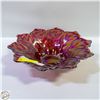 Image 1 : VINTAGE IRIDECENT CARNIVAL GLASS BOWL