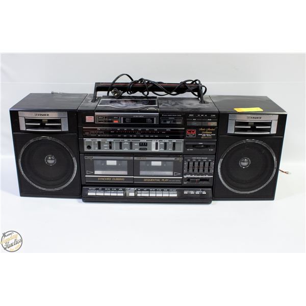 VINTAGE FISHER TAPE CASSETTE/DISC PLAYER