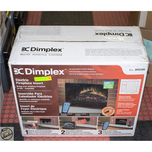 NEW DIMPLEX ELECTRIC FIREPLACE INSERT