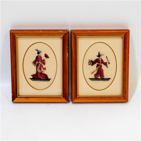 VINTAGE 2 BURLINGTON ART FRAMED