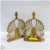 Image 1 : CREATIVE LIGHT LUXURY BRASS BOOKENDS RETRO