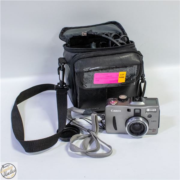 VINTAGE CANON POWERSHOT G1 IN CASE