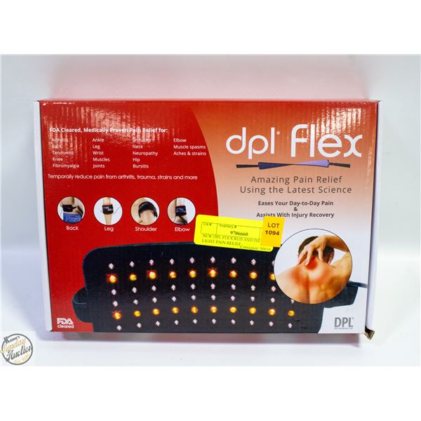 NEW DPL FLEX RED AND INFRARED LIGHT PAIN RELIEF