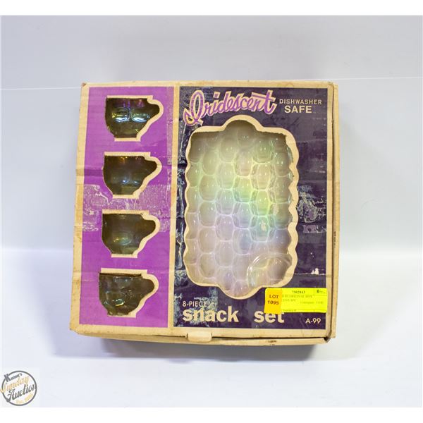 UNUSED IN ORIGINAL BOX IRIDESCENT 8PC