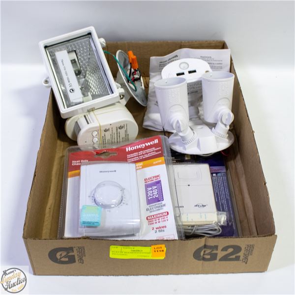 FLAT OF HOUSEHOLD ITEMS INCLUDING