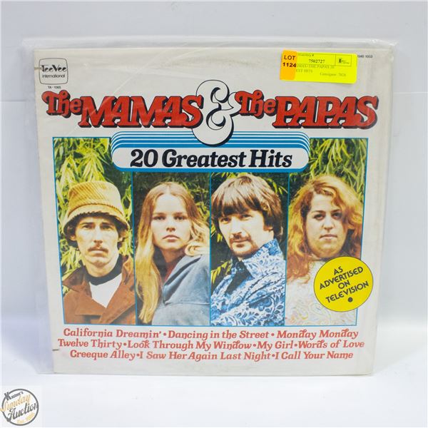 THE MAMAS+THE PAPAS 20 GREATEST HITS