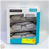 Image 1 : FOSTER GRANT 3 READING GLASSES, 1 CASE, +1.75