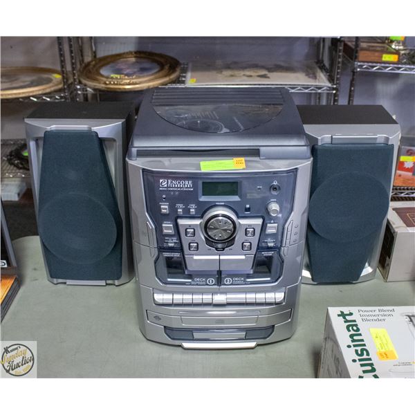 ENCORE TECHNOLOGY MUSIC CENTRE HI-FI SYSTEM