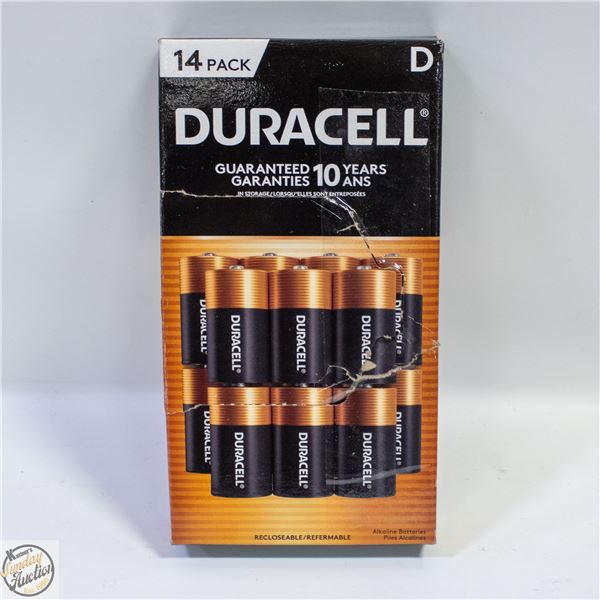 DURACELL SIZE D BATTERIES 14 PACK