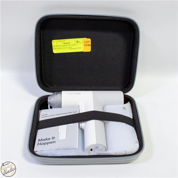 NEW HOTO CORDLESS AUTO DISPENSING GLUE GUN