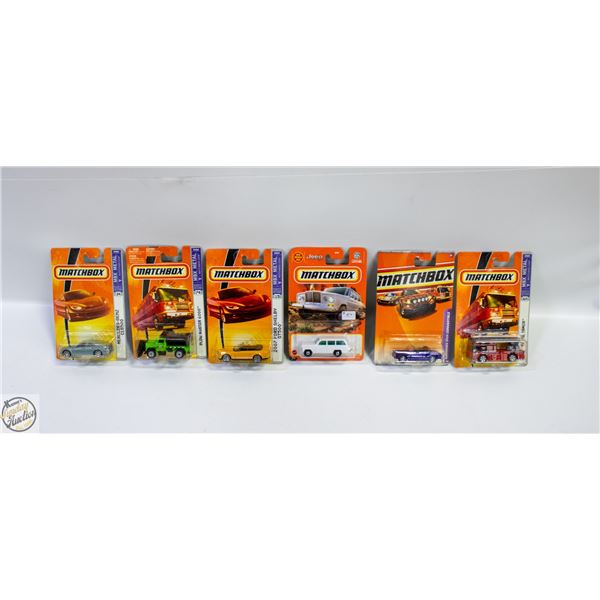 LOT OF 6 MATCHBOX DIE CAST