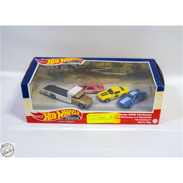 HOT WHEELS PREMIUM DIORAMA - MUSTANG,