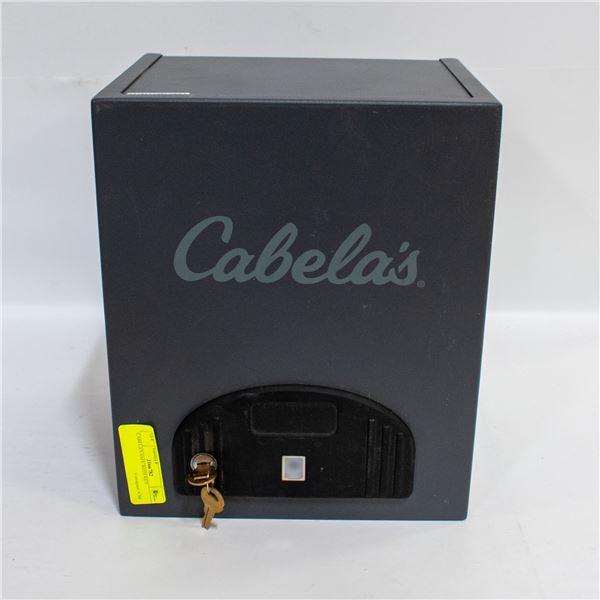 CABELA'S SAFE WITH KEY 8" X 10" X 12"