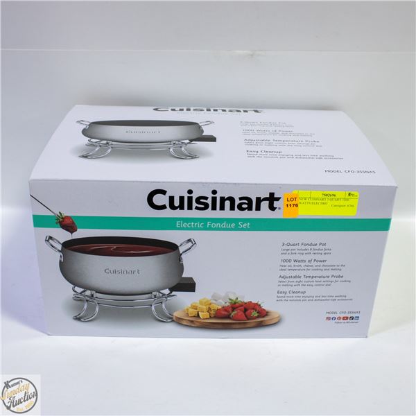NEW CUISINART 3 QUART 1000 WATTS ELECTRIC