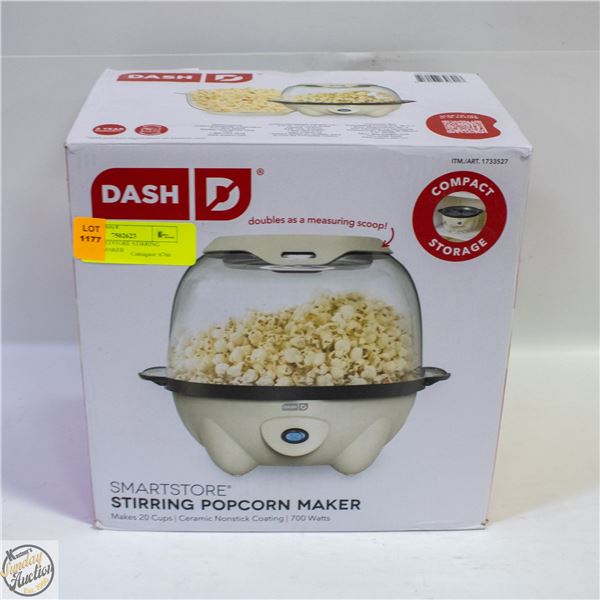 DASH SMARTSTORE STIRRING POPCORN MAKER