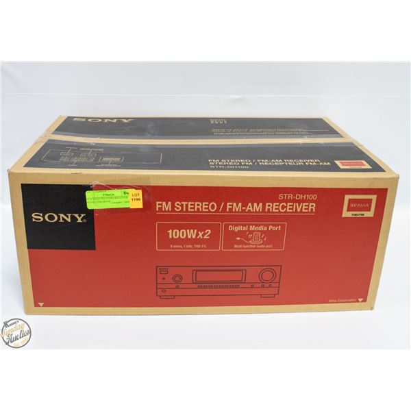 NEW SONY FM STERO RECEIVER MODEL STR-DH100