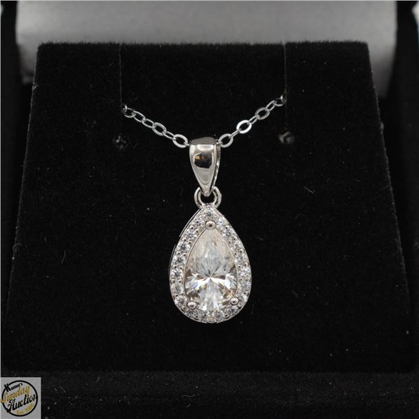 #3980-1.00 CT GRA CERTIFIED PEAR BRILLIANT CUT
