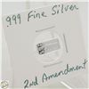 Image 1 : #3988-.999 FINE SILVER BAR WITH 2ND