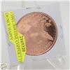 Image 2 : #3991-.999 FINE COPPER 1 TROY OUNCE HAPPY