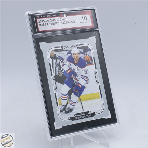 2025 – 26 OPC #262 CONNOR MCDAVID CARD