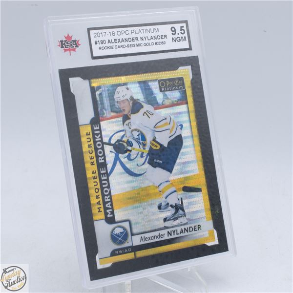 2017-18 OPC PLAT. #180 ALEXANDER NYLANDER ROOKIE