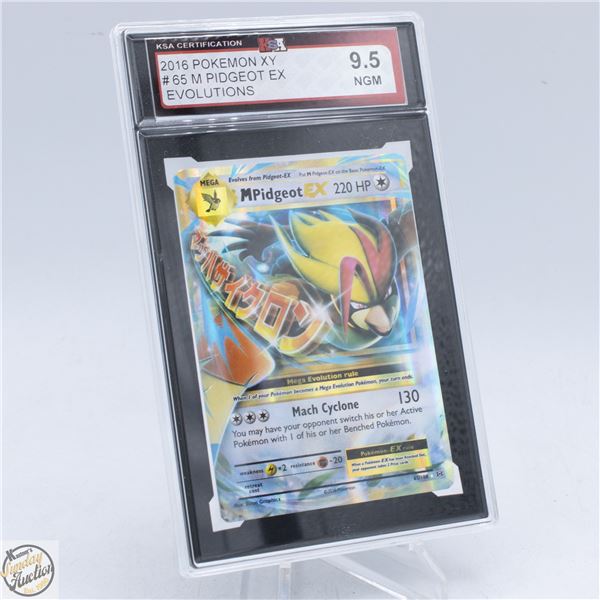 2016 POKÉMON XY #65 – GRADED KSA 9.5